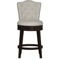 Hillsdale Furniture Edenwood Upholstered Wood Counter Height Swivel