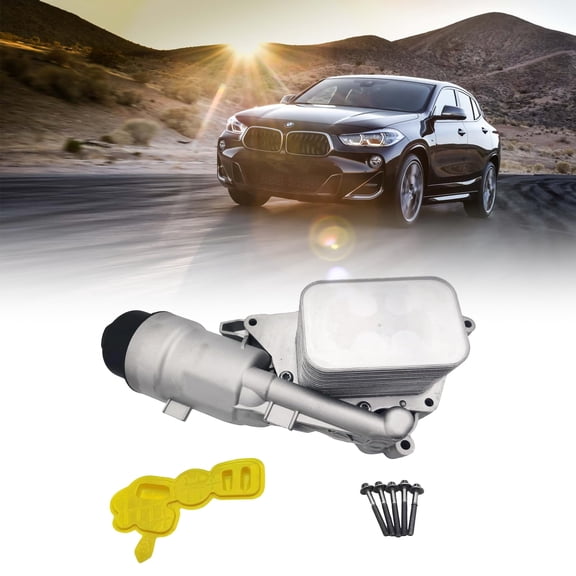 NOVAPARTS 11428585235 Aluminum Engine Oil Cooler Filter Housing for 2014-2020 BMW i8 X1 X2 2014-2022 Mini Cooper Clubman Cooper Countryman 1.5L 2.0L 11428511391 11428590022