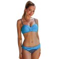 thumbnail image 1 of Bikini sexy para mujer, traje de baño dividido estampado, conjunto de traje de baño grande para mujer adecuado para chicas gorditas, 1 of 6