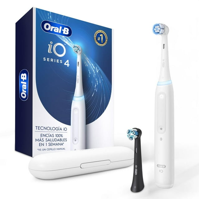 Cepillo de Dientes Eléctrico Oral B iO Series 4 Blanco, 1 pza