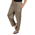 thumbnail image 3 of Inkmeso Solid Casual Bottom For Men's Lightweight Cotton Track Pants For Sleep/Workout Pajamas, 3 of 7