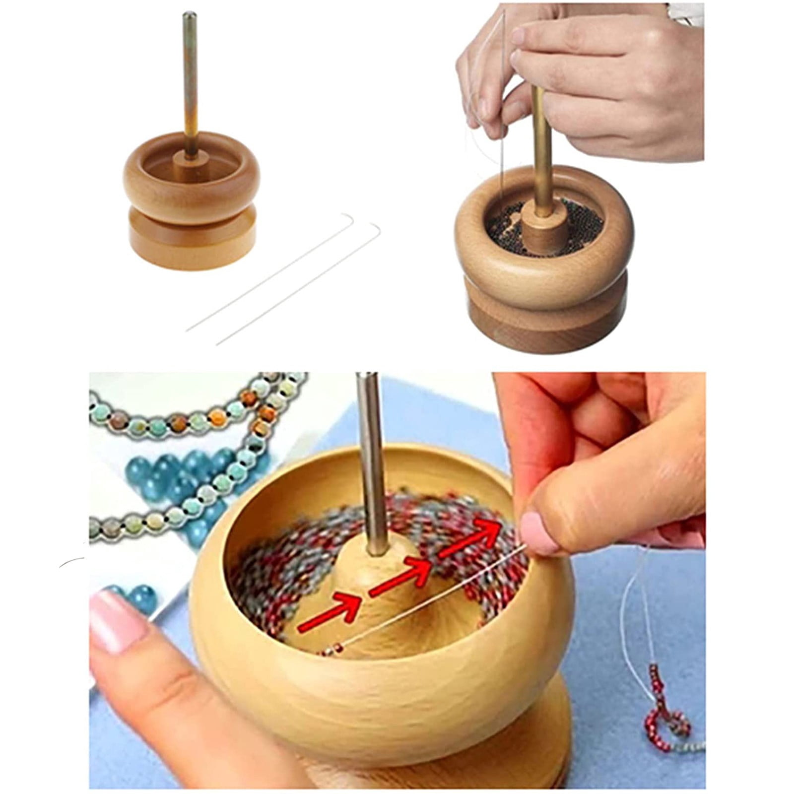 Clearance Woodworking Tools under $20,Supplies Seed Holder Wooden DIY Making Bracelet Jewelry Crafting Tool Tools Bead Tools & Home Improvement