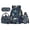 Space Rocket Planet, variant on HUIACONG Backpack Set Snow Penguin 17 Inch 4 Pcs Main Pack, Lunch Bag, Pencil Case & Bottle Sleeve, Ergonomic Padded, for Boys Girls Ages 5-10