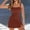 Brown, variant on Women Two Piece Tankini Swimsuits With Skirt Vintage High Waisted Bathing Suits Push Up Swimdress Features: Mesh Swimsuit Top Short Swim Skirt for Women Swimsuit Top Medium Swim for Women plus Size 3