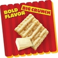 thumbnail image 3 of Cheez-It Grooves Crunchy Cheese HHA1Crackers, Snack Crackers, Lunch Snacks, Sharp White Cheddar (6 Pouches), 3 of 10