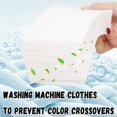 thumbnail image 4 of 50/500pcs Laundry Tablets Laundry Paper Absorption Washing Accessories Anti-Staining Clothes Sheets Anti-String Mixing Color 200pcs, 4 of 6