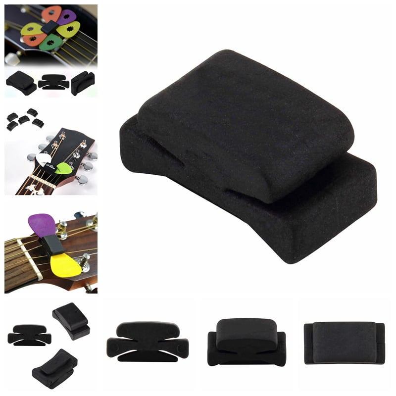 Wedgie Bass Guitar Headstock Pick Holder Rubber Pick Headstock Guitar