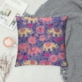 thumbnail image 2 of Orinice Elephants Flowers Pattern Graphic Decorative Cushion Throw Pillow Cover for Home Couch Living Room Bed Sofa - Printed on Both Sides - 1PC 22x22in, 2 of 5