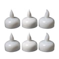 thumbnail image 1 of Miangastore 4Pcs Waterproof Decorative Small LED Floating Candles for Wedding Party SPA Bath (Warm White Light), 1 of 8