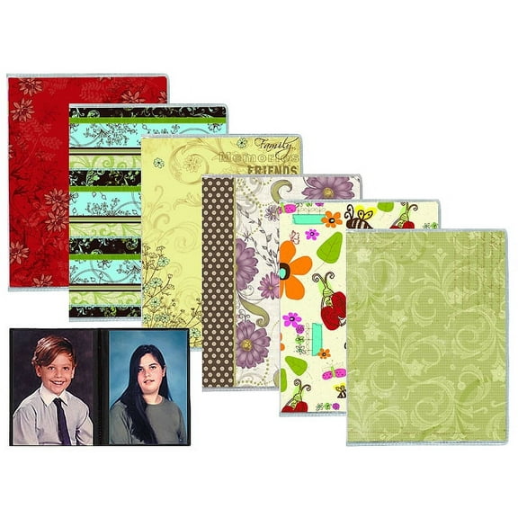 Pioneer Photo Albums 6.4" x 4.8" Multicolor Purse Photo Album, Holds 36 - 4" x 6" Photos