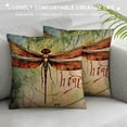 thumbnail image 3 of COMIO  I Am Always with You Throw Pillow Case, Inspirational Dragonfly Decor Cushion Cover,&nbsp;&nbsp;Gifts for Christian Woman, Lost Memorial&nbsp;Gift, 3 of 5