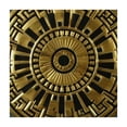 thumbnail image 4 of WYYP Circular Design Square Tablecloth 100% Polyester Fiber 46*46, 4 of 8