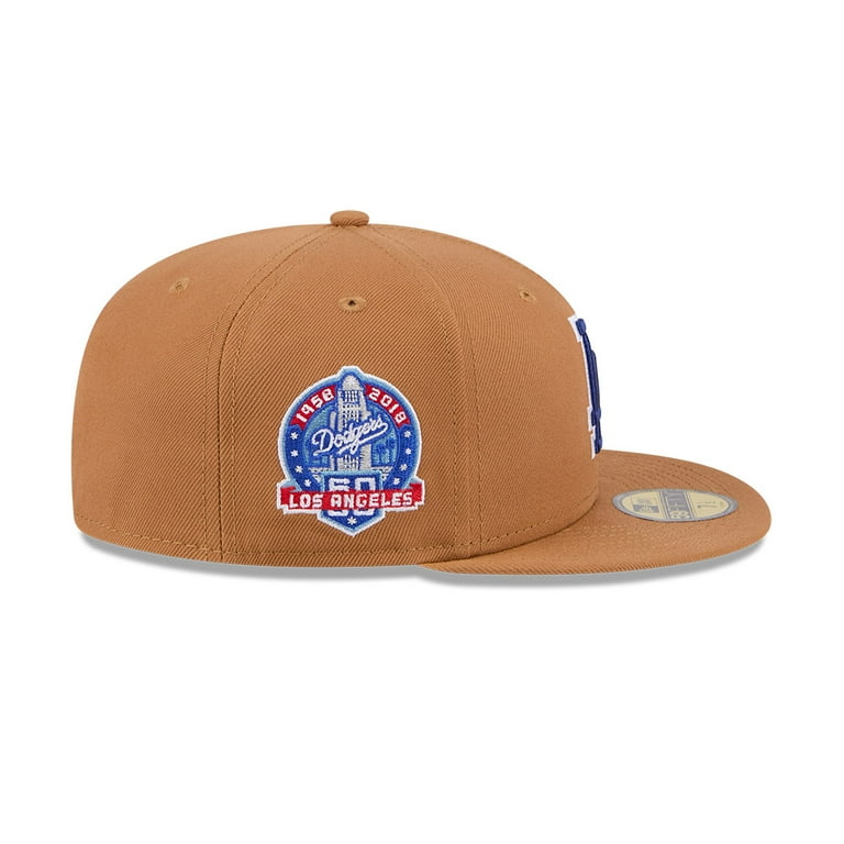 Men's New Era Brown Los Angeles Dodgers Color Pack 59FIFTY Fitted