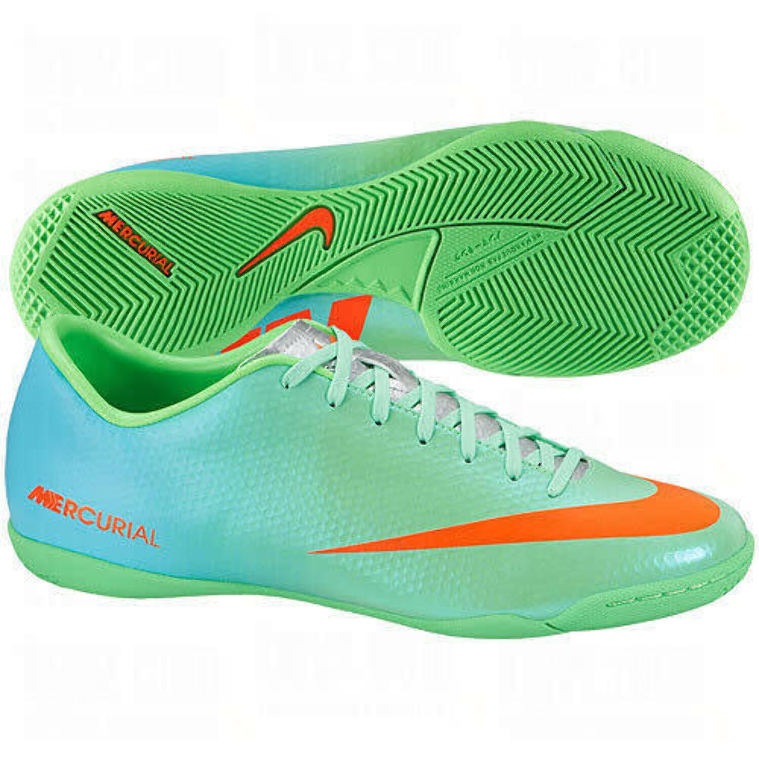 Nike Mercurial Victory IV IC Indoor Shoes - Lime/Crimson 3.5 - Walmart.com