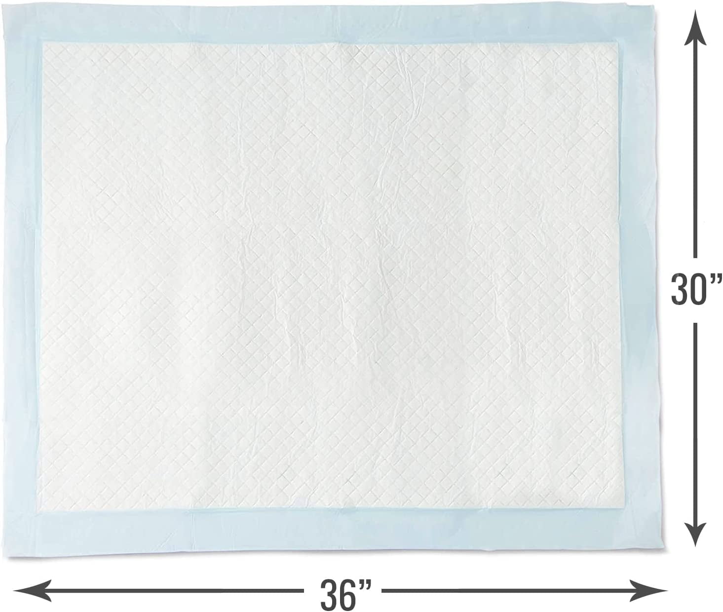 DMI Absorbent 30″ x 36″ Disposable Incontinence Underpads, 100 Count, Bed Pads, Puppy Pads, FSA & HSA Eligible, Bed & Furniture Wetness Protection