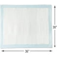 thumbnail image 5 of DMI Absorbent 30″ x 36″ Disposable Incontinence Underpads, 100 Count, Bed Pads, Puppy Pads, FSA & HSA Eligible, Bed & Furniture Wetness Protection, 5 of 5