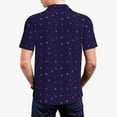 thumbnail image 4 of Daiia Mathematical Symbols Pattern Men’s Polo Shirts,Solid Deck Shirt,Classic Fit, Breathable Cotton Polo for Casual and Sport Wear-Large, 4 of 9