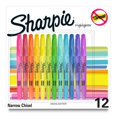 thumbnail image 1 of Resaltadores Sharpie de bolsillo con punta biselada, 12 colores, 1 of 5