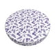 thumbnail image 1 of Balery Lavender Flowers Fundas de asiento para taburete de bar redondo de tela de terciopelo ajustables que protegen de arañazos y manchas para sillas de 14 a 17 pulgadas.-13 inch, 1 of 7