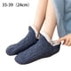 thumbnail image 4 of Qarigey Calcetín grueso de invierno frío de 2 piezas, calcetines suaves, calcetería cómoda, calzado cálido, accesorio para el hogar, la Accesorios de disfraces Azul oscuro 35 a 39, 4 of 6