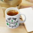 thumbnail image 4 of Let The Shenanigans Begin 11 Ounces Funny White Mug - Cute Coffee And Tea Mug - Ceramic Coffee Mugs For Women And Men, 4 of 6