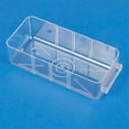 thumbnail image 4 of 25Pc Combined Transparent Drawer Storage Cabinet Detachable Black Parts Box Hardware Sorting Box, 4 of 5