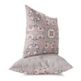 thumbnail image 3 of Foliage Frenzy Throw Pillow in Pink 18x18, 3 of 5