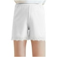 thumbnail image 2 of Piuwrlz Girls Boxer Briefs Teen Underwear Tight Cotten Panties White Size 10 Years, 2 of 7