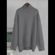 thumbnail image 4 of Suéter de Mujer, Jersey de Punto Grueso de Larga con Dobladillo Alto y Bajo, Jersey Básico de Moda para Otoño e Invierno Gris L, 4 of 10