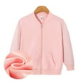 thumbnail image 3 of GYRATEDREAM Boys Girls Zipper Varsity Jackets Kid's Baseball Jacket Top Outerwear Jackets Sports Track Jackets Coat for 3-4Y Pink, 3 of 10