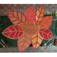 thumbnail image 5 of Fall Leaves Table Runner, Beaded Table Runner, Multicolor Table Topper 13X36 Inch, 5 of 10