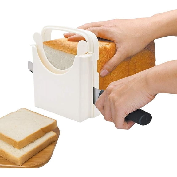 Bread Slicer for Homemade Bread,Bread Slicer Compact Bread Slicing Guide Toast Slicer Adjustable Toast Slicing Machine