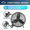 thumbnail image 4 of Ventilador de piso de alta velocidad Tech Drive, 4 of 5