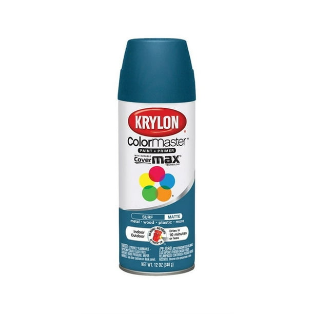 Krylon ColorMaster Matte Surf Spray Paint 12 oz. - Walmart.com ...
