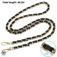 thumbnail image 3 of Luxtrada 45" Purse Chain Strap-Handbags Replacement Chains Metal Chain Strap for Wallet Bag Crossbody Shoulder Chain Black, 3 of 7