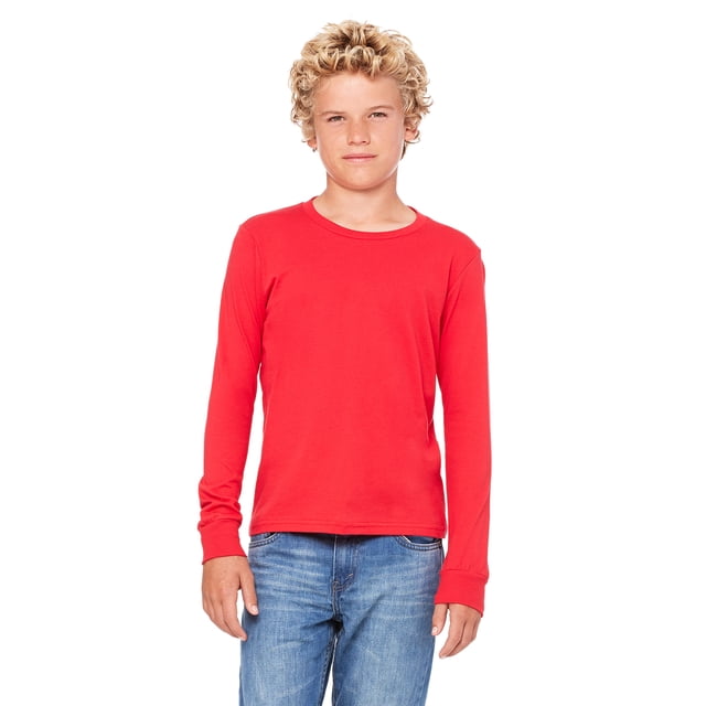 Bella + Canvas Youth Jersey Long-Sleeve T-Shirt