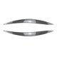 thumbnail image 1 of Car Carbon Fiber Pattern Headlight Lamp Eyebrows Cover Trim for Focus MK4 2019-2021 Car Eyelids Lids, 1 of 5