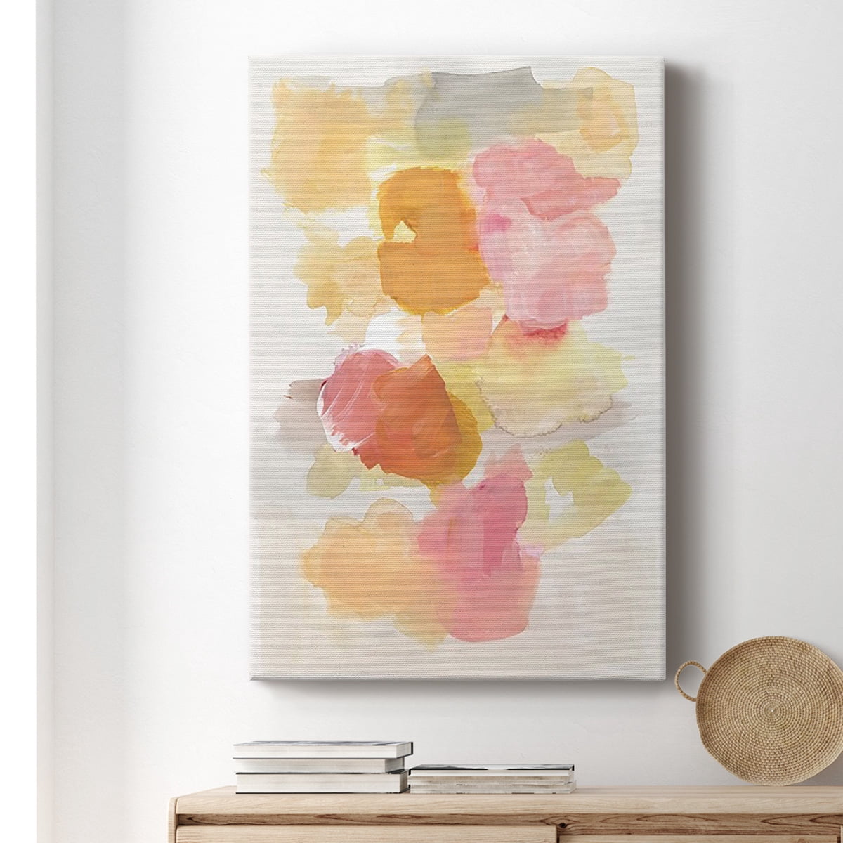 Warm Petals II Premium Gallery Wrapped Canvas - Ready to Hang