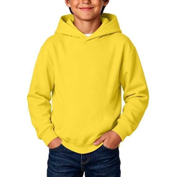 Boys Girls Pullover Hoodie Soft Fleece Long Sleeve Hooded Sweatshirt for Kids