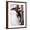 Brown Frame, variant on Art.com The Lineman (or Telephone Lineman on Pole) Stretched Canvas Print Wall Art by Norman Rockwell, 12" x 16"