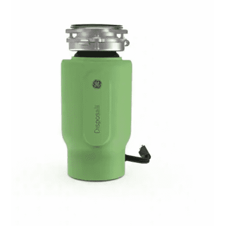 GE - 1/2 HP Disposall Continuous Feed Garbage Disposer Corded - Green