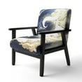 thumbnail image 3 of Designart "Multicolor Spiral Pattern" Upholstered Modern & Contemporary Accent Chair and Abstract Shapes Arm Chair - Multiple Color & Pattern, 3 of 7