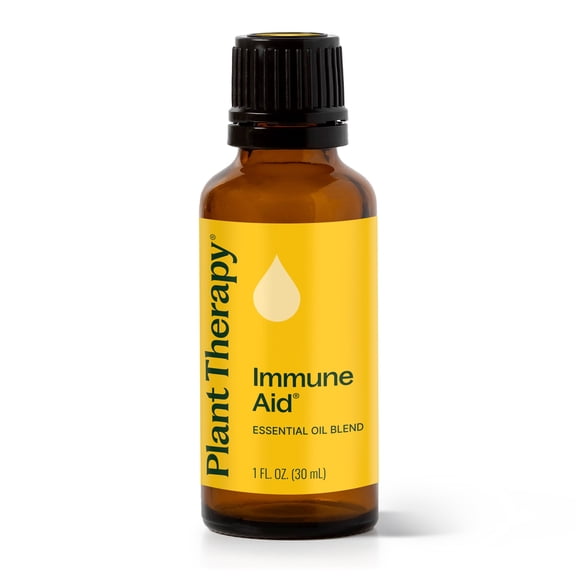 Plant Therapy Immune Aid Essential Oil Blend 30 mL (1 oz) 100% Pure, Undiluted, Natural Aromatherapy