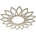 thumbnail image 2 of Ekena Millwork 34"OD x 11 7/8"ID x 1/4"T Daisy Wood Fretwork Pierced Ceiling Medallion, Hickory, 2 of 3