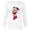 White, variant on Disney Santa Minnie Mouse Holiday - Long Sleeve T-Shirt for Men -Customized-White