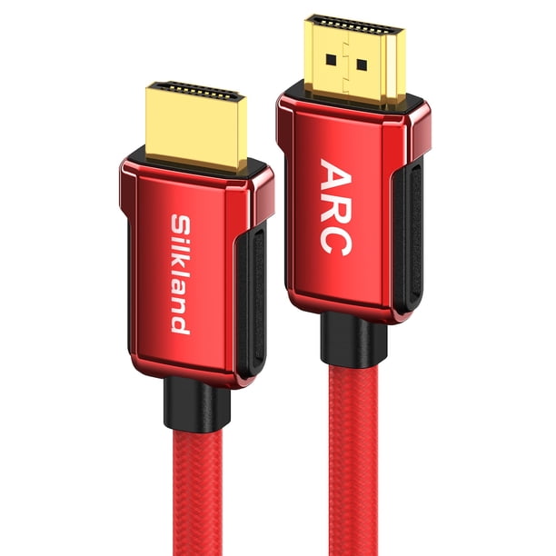 Cable HDMI ARC Silkland 4K 60 Hz HDMI 2.0 de 2 m para barra de sonido