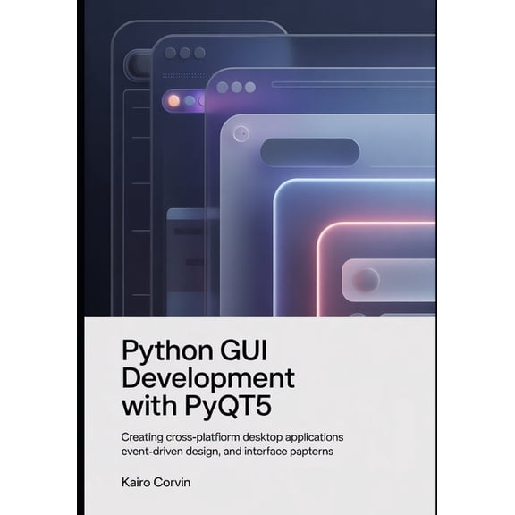 Python GUI Development with pyQt5: Creating Cross-Platform Desktop Applications Event-Driven Design, and Interface Patte, (Paperback)