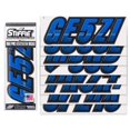 thumbnail image 2 of STIFFIE Techtron Blue/Black 3" Alpha-Numeric Identification Custom Kit Registration Numbers & Letters Marine Stickers Decals for Boats & Personal Watercraft PWC, 2 of 8