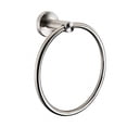 thumbnail image 2 of Lexora Home Bagno Nera Stainless Steel Towel Ring in Satin Nickel, 2 of 3
