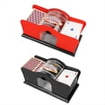 thumbnail image 3 of Manual Card Shuffler Poker Shuffle Machine Cards Holder Easy Hand Cranked System Card Shuffler Red,1x Card Shuffler Manual,Red, 3 of 9